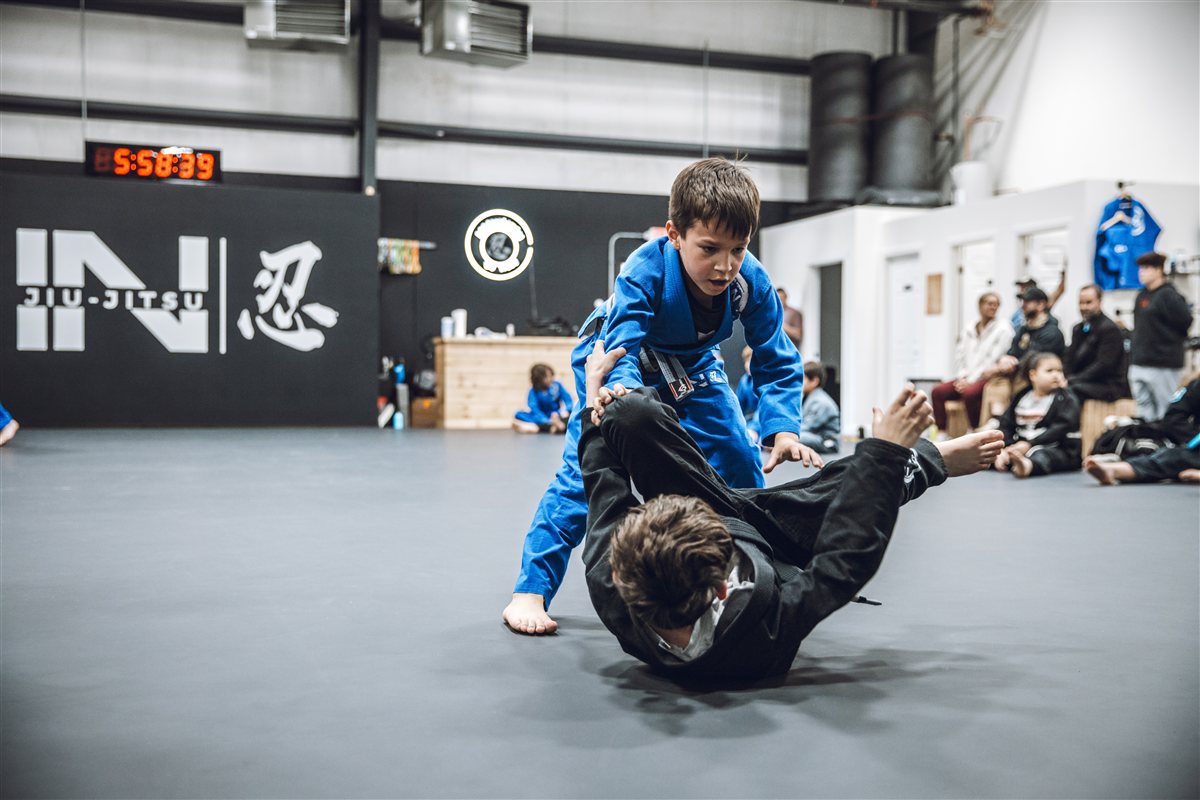 Kids BJJ training